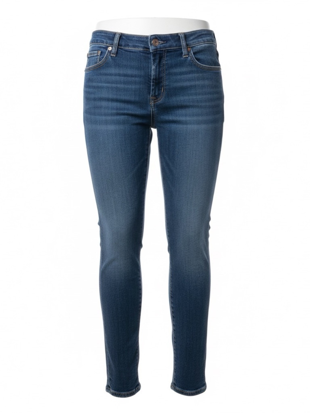 7 For All Mankind Gwenevere Skinny Jeans Blue 32